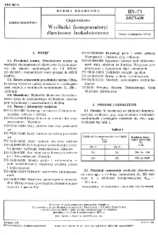 Ciepłownictwo - Wydłużki (kompensatory) dławicowe bezkołnierzowe BN-73/8973-09