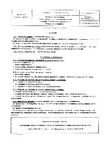 Badania nieniszczące - Defektoskopia magnetyczno-proszkowa - Proszki i zawiesiny magnetyczne - Wymagania i badania BN-86/0601-15/03