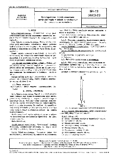 Spektrograficzna metoda oznaczania zawartości węgla w stalach konstrucyjnych do nawęglania po nawęgleniu BN-73/0602-32