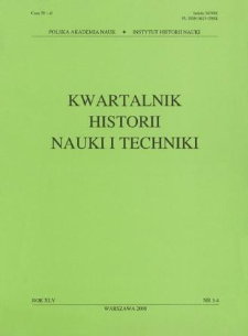 Kwartalnik Historii Nauki i Techniki R. 45 nr 3-4/2000