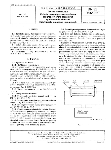 Badania nieniszczące - Metoda magnetyczno-proszkowa badania sworzni tłokowych spalinowych silników trakcyjnych pojazdów szynowych BN-82/1054-06