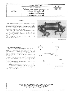Badania nieniszczące - Metoda magnetyczno-proszkowa badania kół zębatych przekładni głównych pojazdów trakcyjnych BN-82/1054-07
