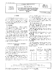 Wody kopalniane - Oznaczanie szybkości korozji i klasyfikacja agresywności korozyjnej względem stali węglowych konstrukcyjnych zwykłej jakości BN-75/1071-05