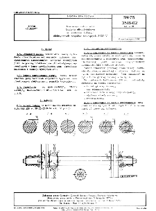 Nieniszczące metody badań - Badania ultradźwiękowe osi zestawów kołowych elektrycznych zespołów trakcyjnych 3000 V BN-75/3518-02 Arkusz 01