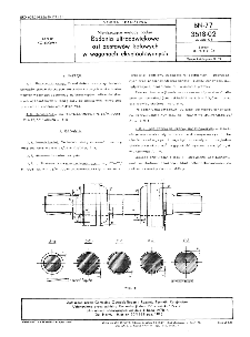 Nieniszczące metody badań - Badania ultradźwiękowe osi zestawów kołowych w wagonach ekspoatowanych BN-77/3518-02 Arkusz 04