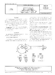 Nieniszczące metody badań - Badania ultradźwiękowe wagonowych haków cięgłowych o wytrzymałości na rozciąganie 1 MN wagonów osobowych i towarowych BN-79/3518-02 Arkusz 12