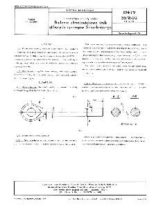 Nieniszczące metody badań - Badania ultradźwiękowe śrub głównych sprzęgów Scharfenberga BN-79/3518-02 Arkusz 14