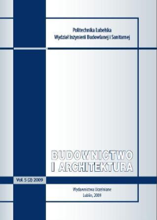 Budownictwo i Architektura Vol. 5(2)2009