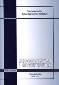 Budownictwo i Architektura Vol. 7(2)2010
