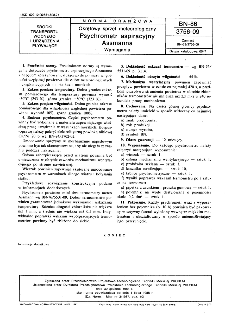 Okrętowy sprzęt meteorologiczny - Psychrometr aspiracyjny Assmanna - Wymagania BN-86/3758-09