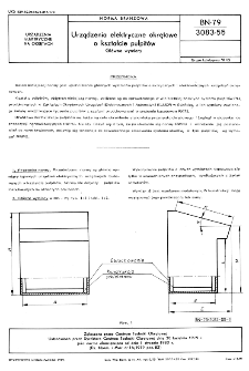 Urządzenia elektryczne okrętowe o kształcie pulpitów - Główne wymiary BN-79/3083-55