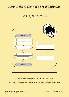 Applied Computer Science Vol. 9, No 1, 2013