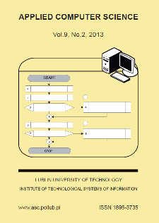 Applied Computer Science Vol. 9, No 2, 2013