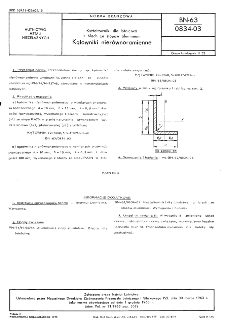 Kształtowniki dla lotnictwa z blach ze stopów aluminium - Wymagania i badania BN-63/0834-03