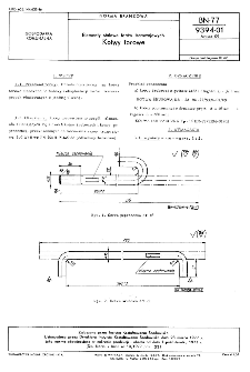 Elementy stalowe torółw tramwajowych - Kotwy torowe BN-77/9394-01 Arkusz 09