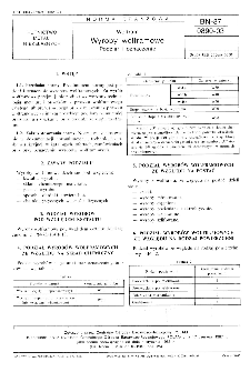 Wolfram - Wyroby wolframowe - Podział i oznaczenie BN-87/0890-03