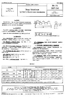 Stopy łożyskowe cynowo-antymonowo-miedziowe BN-75/0871-04