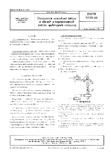 Oznaczenie zawartości żelaza w olejach przepracowanych metodą spektografii emisyjnej BN-78/0535-48