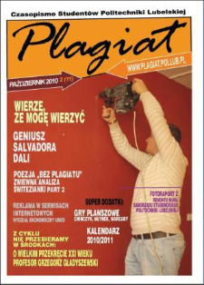Plagiat : czasopismo Studentów Politechniki Lubelskiej nr 2(10) październik 2010