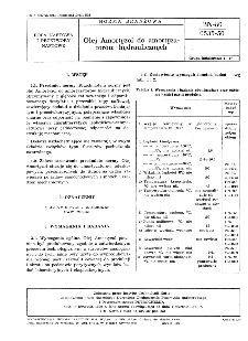 Olej Amortyzol do amortyzatorów hydraulicznych BN-80/0535-50