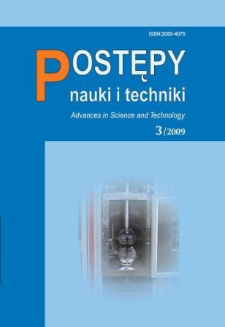 Postępy Nauki i Techniki = Advances in Science and Technology 3/2009