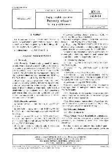 Szyby i szybiki górnicze - Pomosty wiszące - Zasady projektowania BN-78/0414-14