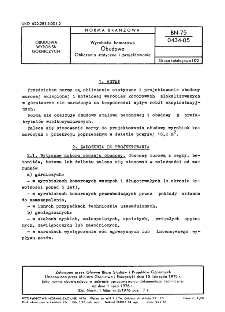 Wyrobiska komorowe - Obudowa - Obliczenia statyczne i projektowanie BN-75/0434-05
