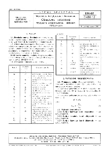 Wyrobiska korytarzowe i komorowe - Obudowa kotwiowa - Wytyczne projektowania i obliczeń statycznych BN-88/0434-12