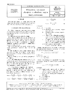 Połączenia kotwiowe zbrojenia z obudową szybu - Zasady projektowania BN-76/0436-01