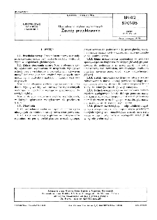 Uszczelnienia szybów wydechowych - Zasady projektowania BN-82/8901-06