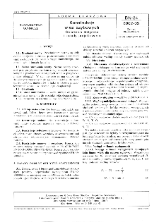 Konstrukcje wież szybowych - Obliczenia statyczne i zasady projektowania BN-84/8902-05