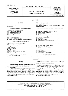 Łaźnie kopalniane - Zasady projektowania BN-83/8902-12