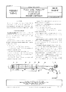 Pomiar sondą "Barbara-71" ciśnienia gazów w podziemnych otworach wiertniczych BN-78/0408-10