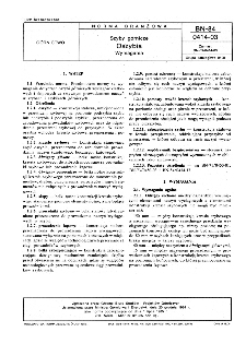 Szyby górnicze - Oszybia - Wymagania BN-84/0414-03