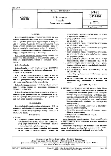Szyby górnicze - Rząpia - Podstawowe wymagania BN-75/0414-04