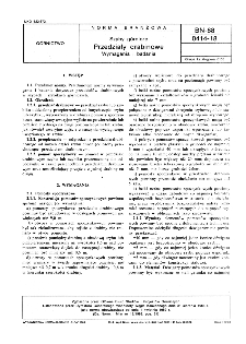 Szyby górnicze - Przedziały drabinowe - Wymagania i badania BN-88/0414-18