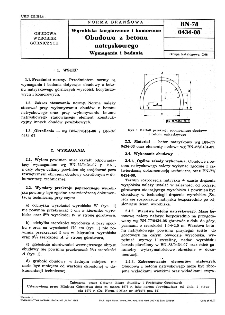 Wyrobiska korytarzowe i komorowe - Obudowa z betonu natryskowego - Wymagania i badania BN-78/0434-08