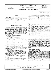 Torf i wyroby z torfu - Oznaczanie azotu ogólnego BN-80/0520-13