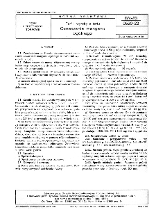 Torf i wyroby z torfu - Oznaczanie manganu ogólnego BN-83/0520-22