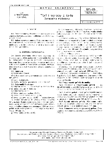 Torf i wyroby z torfu - Oznaczanie molibdenu BN-85/0520-24