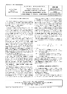 Analiza chemiczna rud i odpadów cynkowo-ołowiowych - Oznaczanie zawartości cynku utlenionego i ołowiu utlenionego BN-86/0818-01/04