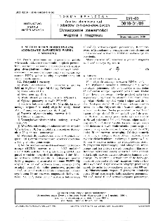 Analiza chemiczna rud i odpadów cynkowo-ołowiowych - Oznaczanie zawartości wapnia i magnezu BN-86/0818-01/09