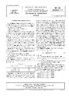 Analiza chemiczna rud i odpadów cynkowo-ołowiowych - Oznaczanie zawartości miedzi BN-86/0818-01/12