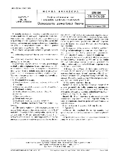Analiza chemiczna rud i odpadów cynkowo-ołowiowych - Oznaczanie zawartości fluoru BN-86/0818-01/23