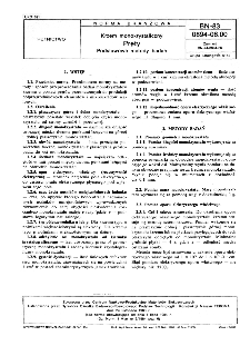 Krzem monokrystaliczny - Pręty - Podstawowe metody badań BN-83/0894-06.00
