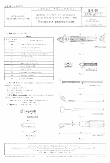 Zestawy narzędzi do konserwacji łącznic telefonicznych 32AB i K66 - Narzędzia pomocnicze BN-89/3228-02/13