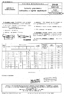 Łańcuchy gospodarskie - Łańcuchy z ogniw węzłowych BN-89/5027-03
