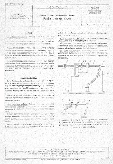 Metoda badania plastyczności drutów - Próba ugięcia drutu BN-71/0860-01