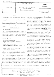 Analiza chemiczna mas i lunkerytów egzotermicznych - Oznaczanie magnezu BN-67/4028-03