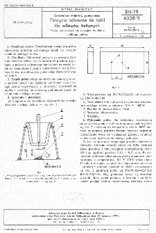 Odlewnicze materiały pomocnicze - Pokrycia ochronne do kokil dla odlewów żeliwnych - Próba odporności na erozyjne działanie ciekłego żeliwa BN-79/4028-11